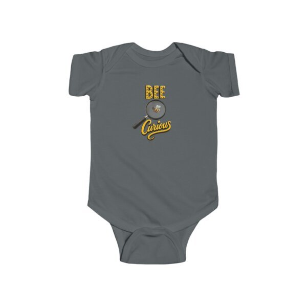 Bee Curious Infant Bodysuit | STEM-Inspired Baby Outfit | Cute Bee Under Magnifying Glass Design - Image 10