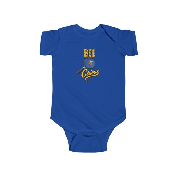 Bee Curious Infant Bodysuit | STEM-Inspired Baby Outfit | Cute Bee Under Magnifying Glass Design - Image 13