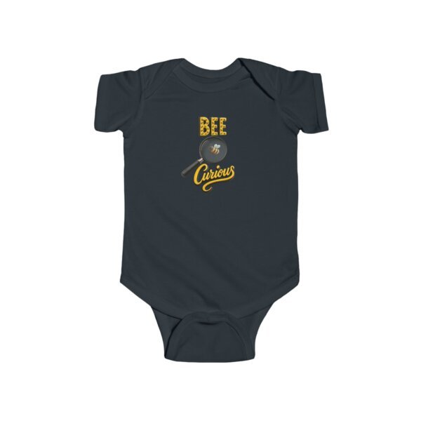 Bee Curious Infant Bodysuit | STEM-Inspired Baby Outfit | Cute Bee Under Magnifying Glass Design - Image 16