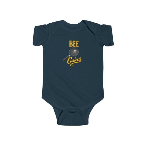 Bee Curious Infant Bodysuit | STEM-Inspired Baby Outfit | Cute Bee Under Magnifying Glass Design - Image 19