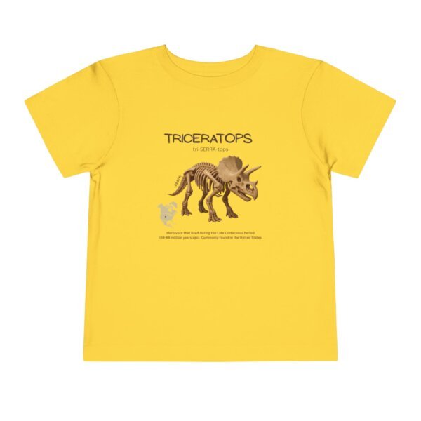 Triceratops Fossil Fun Toddler T-Shirt | Dinosaur Paleontology Tee for Kids | STEM Learning Shirt - Image 21