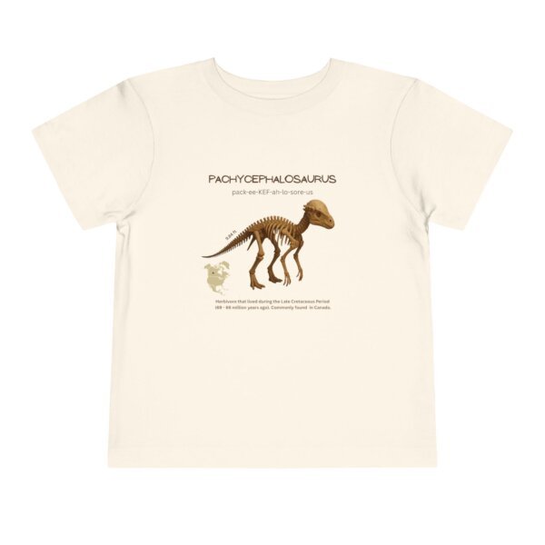 Pachycephalosaurus Fossil Fun Toddler T-Shirt | Dinosaur Paleontology Tee for Kids | STEM Learning Shirt - Image 13