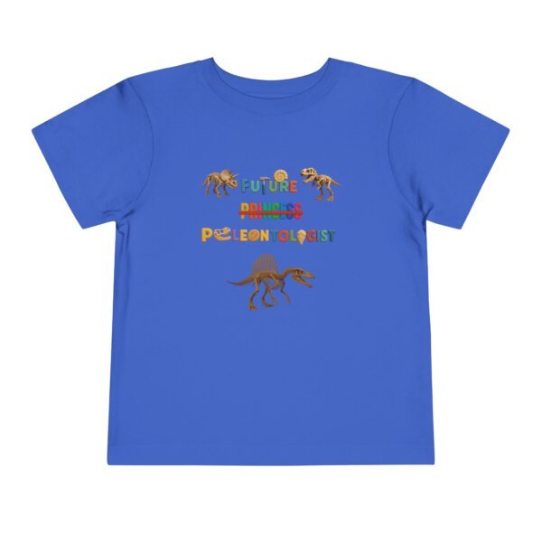 Future Princess (Strikethrough) Paleontologist Toddler T-Shirt | Dinosaur Fossil Science Shirt | Cute STEM Gift for Kids | Paleontology Tee - Image 21