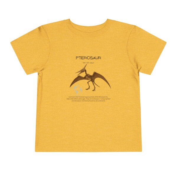 Pterosaur Fossil Fun Toddler T-Shirt | Dinosaur Paleontology Tee for Kids | STEM Learning Shirt - Image 25