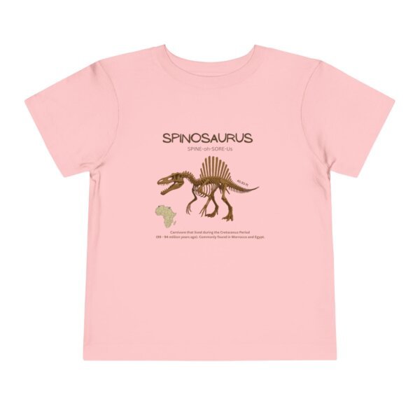 Spinosaurus Fossil Fun Toddler T-Shirt | Dinosaur Paleontology Tee for Kids | STEM Learning Shirt - Image 57