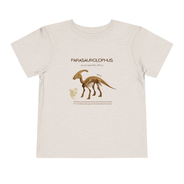 Parasaurolophus Fossil Fun Toddler T-Shirt | Dinosaur Paleontology Tee for Kids | STEM Learning Shirt - Image 17