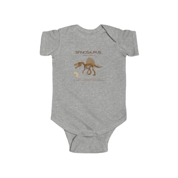 Spinosaurus Infant Bodysuit | Cute Dinosaur Baby Outfit | Paleontology-Inspired Baby Shower Gift - Image 3