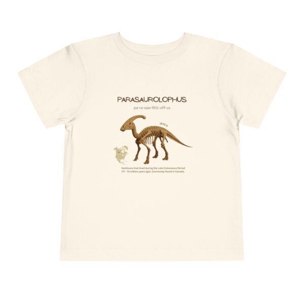 Parasaurolophus Fossil Fun Toddler T-Shirt | Dinosaur Paleontology Tee for Kids | STEM Learning Shirt - Image 13