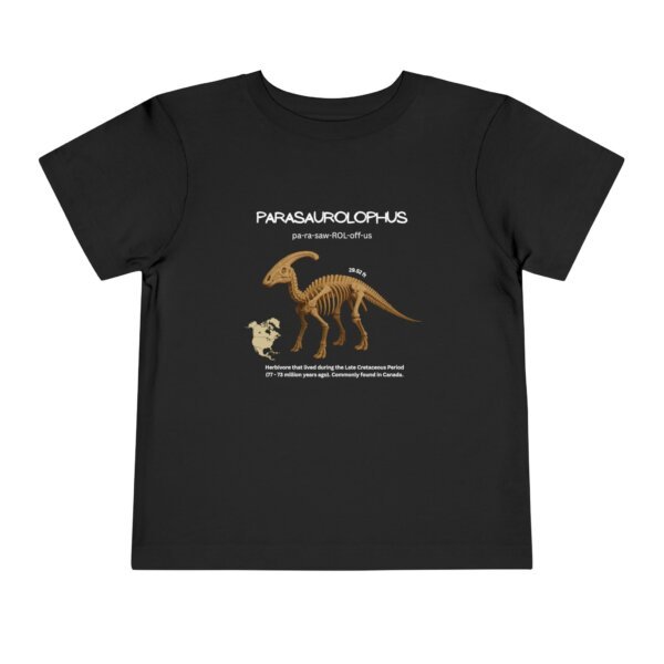 Parasaurolophus Fossil Fun Toddler T-Shirt | Dinosaur Paleontology Tee for Kids | STEM Learning Shirt - Image 9