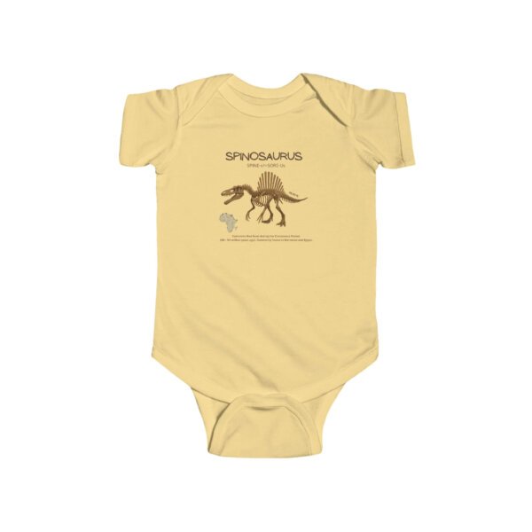 Spinosaurus Infant Bodysuit | Cute Dinosaur Baby Outfit | Paleontology-Inspired Baby Shower Gift - Image 4