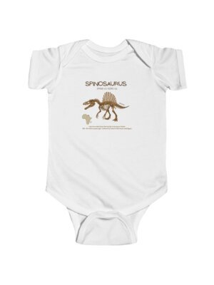 Spinosaurus Infant Bodysuit | Cute Dinosaur Baby Outfit | Paleontology-Inspired Baby Shower Gift