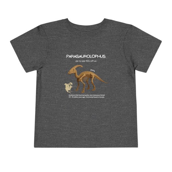 Parasaurolophus Fossil Fun Toddler T-Shirt | Dinosaur Paleontology Tee for Kids | STEM Learning Shirt - Image 53