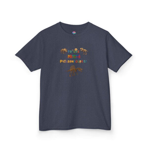 Future Paleontologist Kids T-Shirt | Funny STEM Tee with Strikethrough Princess Design | Heavy Cotton Science Shirt - Image 59
