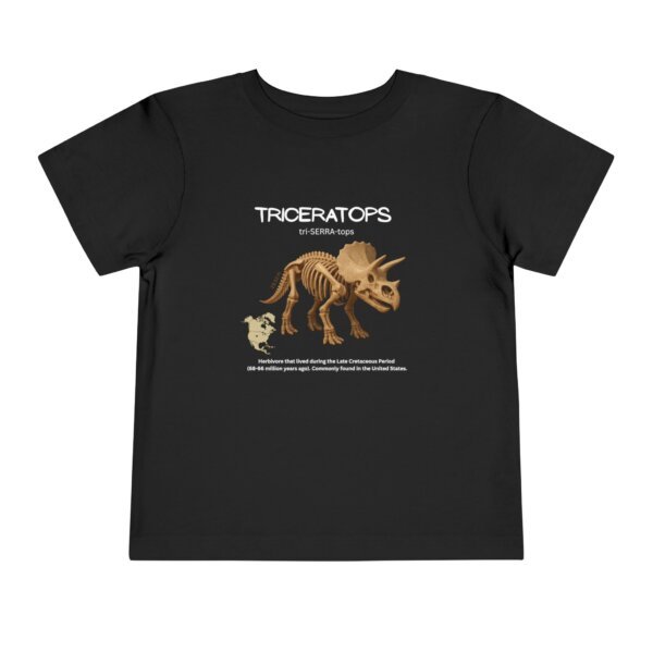 Triceratops Fossil Fun Toddler T-Shirt | Dinosaur Paleontology Tee for Kids | STEM Learning Shirt - Image 9