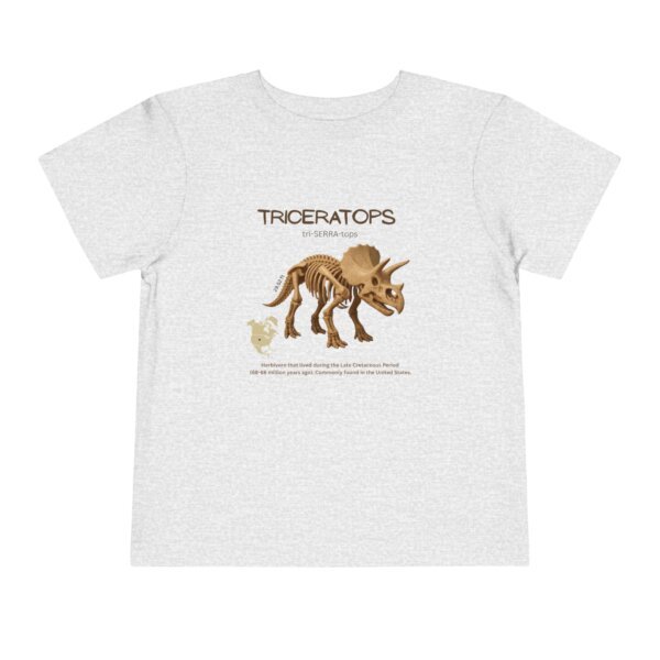 Triceratops Fossil Fun Toddler T-Shirt | Dinosaur Paleontology Tee for Kids | STEM Learning Shirt - Image 33