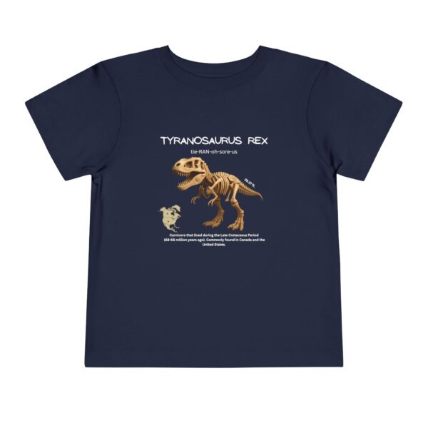 Tyrannosaurus Fossil Fun Toddler T-Shirt | Dinosaur Paleontology Tee for Kids | STEM Learning Shirt - Image 49
