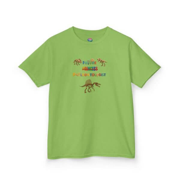 Future Paleontologist Kids T-Shirt | Funny STEM Tee with Strikethrough Princess Design | Heavy Cotton Science Shirt - Image 27